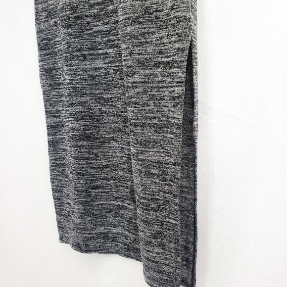 3/$15 Forever 21 Marled Midi Dress Charcoal Gray - Picture 4 of 6